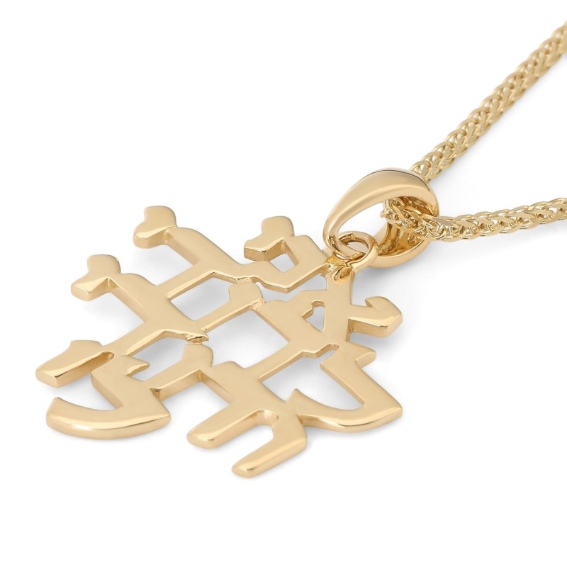 Collier pendentif Ani LeDodi en or 14 carats pour femme