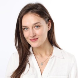 14K Gold Two-Tone Dove and Star of David Shin Pendant with Diamond for