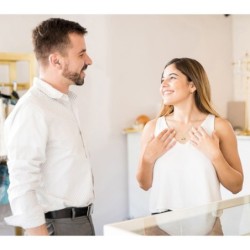 14K Yellow Gold Reversible Interlocking Star of David Pendant Necklace