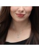 Collier Hamsa ethnique en argent sterling et or 9 carats - Chance et bénédiction