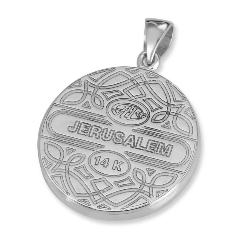 Collier pendentif grand arbre de vie en or 14 carats avec diamants étincelants