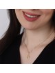 14K Gold Curvy Chai Outline Pendant