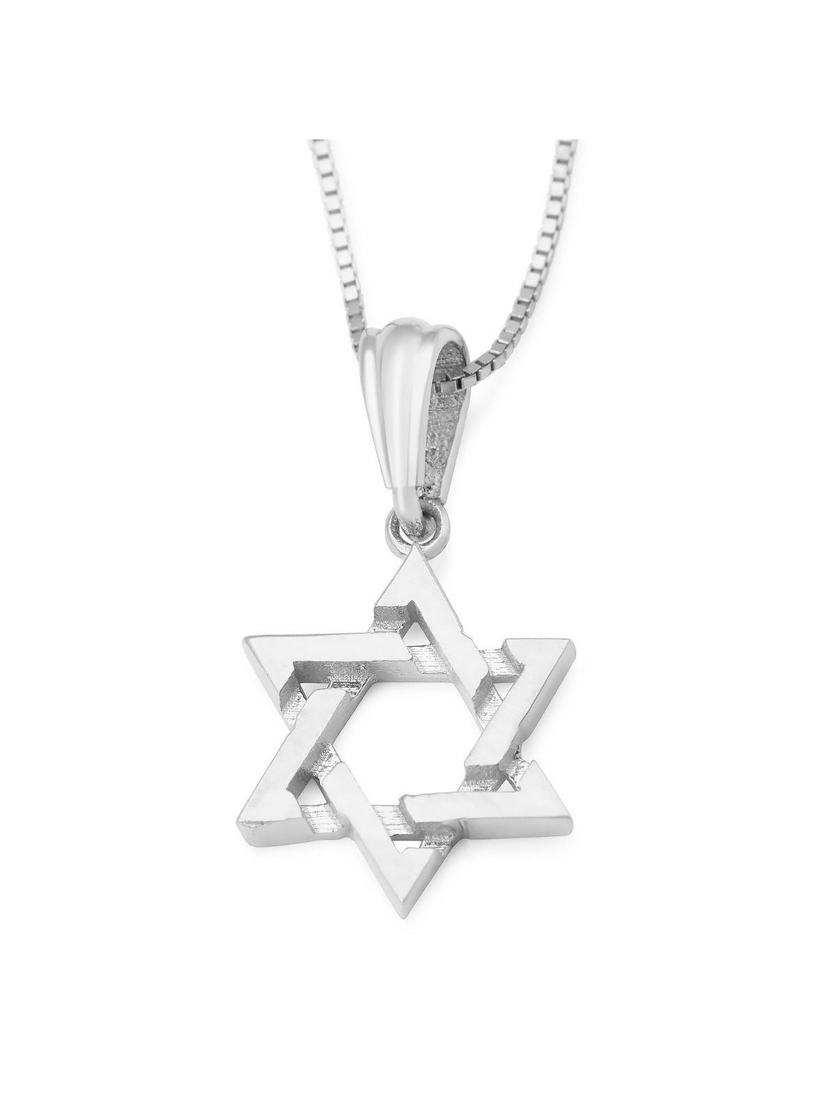 Dainty 14K Gold Star of David Pendant for Children - Color Option