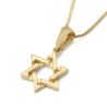 Dainty 14K Gold Star of David Pendant for Children - Color Option