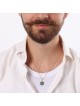 Pendentif étoile de David en or 14 carats et pierre d'Eilat