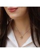 Collier pendentif unisexe étoile de David Merkaba en or 14 carats