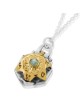 Gold and Silver Star of David Kabbalah Necklace