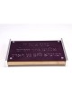 Purple Challah Board with Blessing by Agayof | Challah Boards