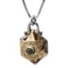 Gold and Silver Star of David Kabbalah Necklace