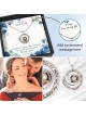 Coffret Cadeau Femme de Valeur avec Argent Sterling et Perle Femme de Valeur Ne