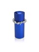 Dabbah Judaica Anodized Aluminum Tzedakah Box Blue | Tzedakah boxes