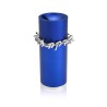 Dabbah Judaica Anodized Aluminum Tzedakah Box Blue | Tzedakah boxes
