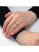 Women's Silver and Ruby Stones Kabbalah Ring for Matchmaking