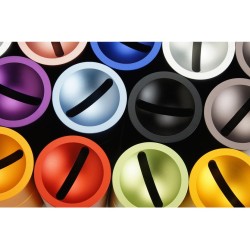 Dabbah Judaica Anodized Aluminum Tzedakah Box Blue | Tzedakah boxes