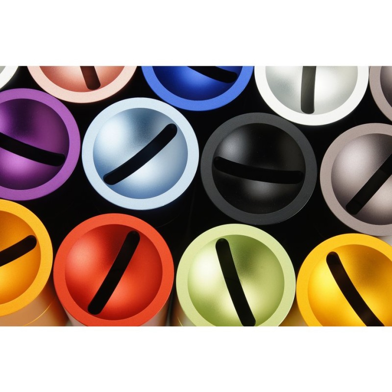 Dabbah Judaica Anodized Aluminum Tzedakah Box Blue | Tzedakah boxes