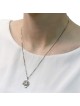 Silver Pomegranate Kabbalah Necklace - Love
