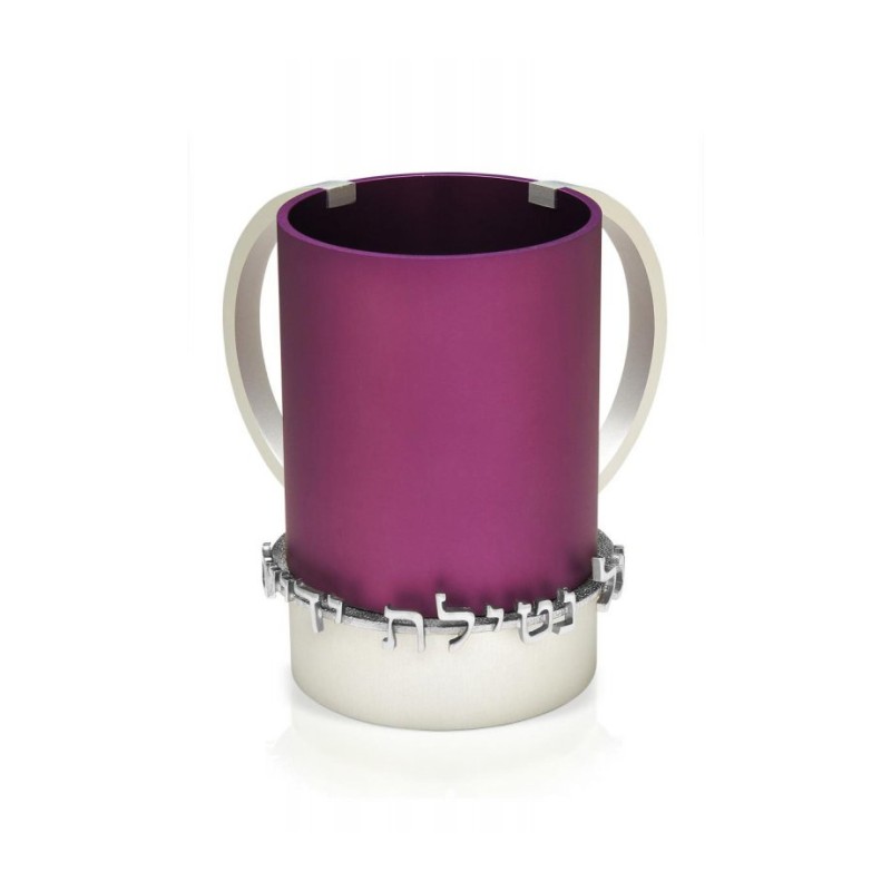 Dabbah Judaica Wash Cup Netilat Yadaim Anodized Aluminu... | Wash Cups