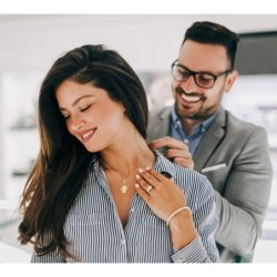 14K Gold Hamsa Pendant Necklace - Yellow or White Gold