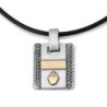 Ana Bekoach: Silver Kabbalah Men's Dogtag Pendant with Hamsa - Blessin