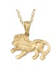 14K Gold Lion of Judah Pendant Necklace - Yellow or White Gold