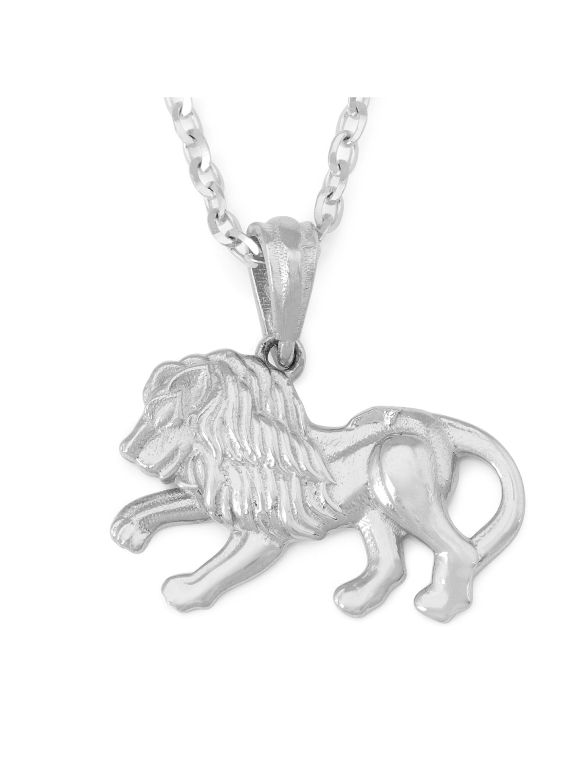 14K Gold Lion of Judah Pendant Necklace - Yellow or White Gold