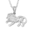 14K Gold Lion of Judah Pendant Necklace - Yellow or White Gold