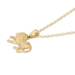 14K Gold Lion of Judah Pendant Necklace - Yellow or White Gold