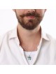 14K Gold Chai Pendant Necklace with Green Eilat Stone