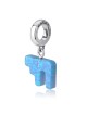 Marina Jewelry Blue Opal Chai Pendant Charm