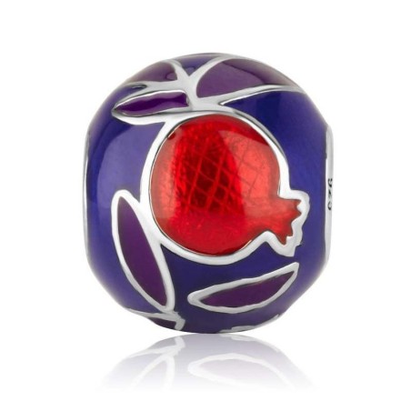 Marina Jewelry Breloque grenade en argent sterling et émail