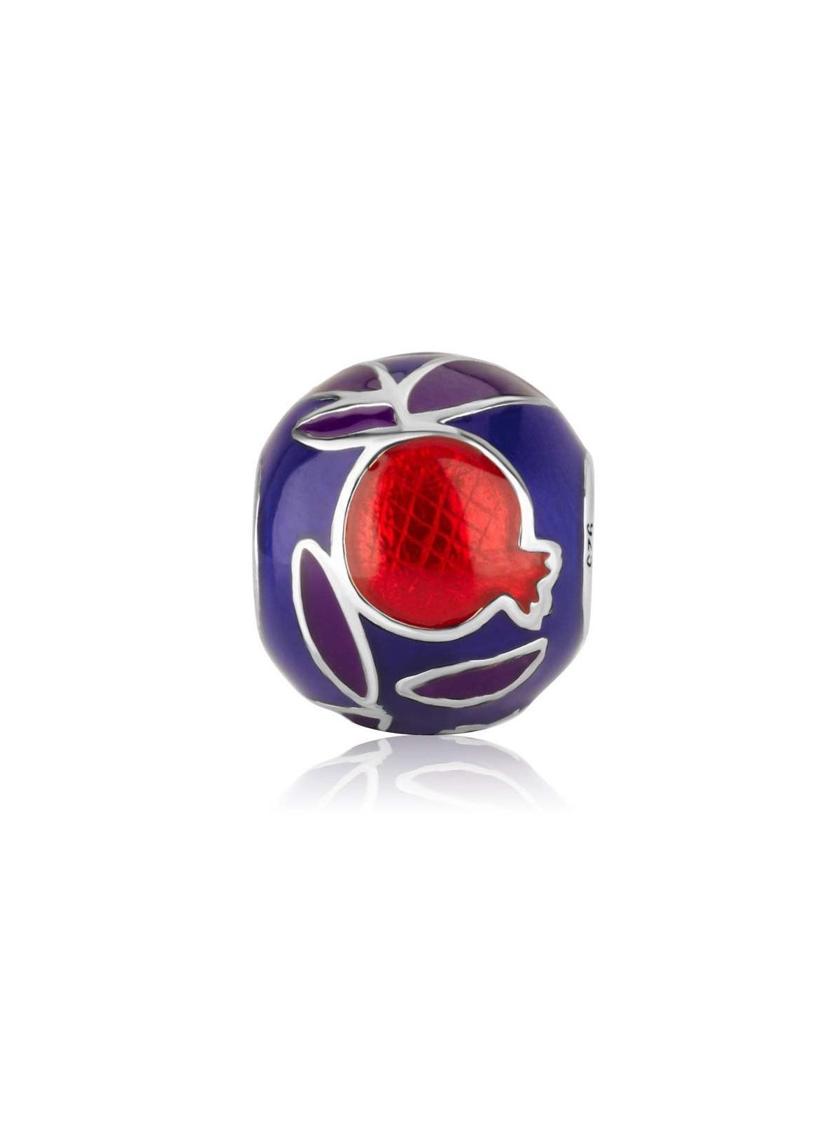 Marina Jewelry Breloque grenade en argent sterling et émail