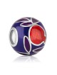 Marina Jewelry Pomegranate Sterling Silver and Enamel Charm