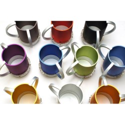 Dabbah Judaica Wash Cup Netilat Yadaim Anodized Aluminu... | Wash Cups