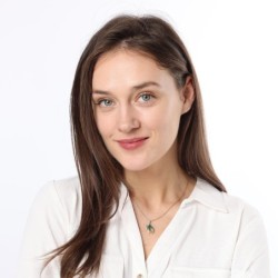 14K Gold Star of David and Eilat Stone Chai Pendant Necklace