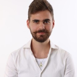 14K Gold and Eilat Stone Jerusalem Temple Beit Hamikdash Pendant Neckl