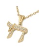 14K Gold Chai Pendant with Diamonds - Yellow or White Gold