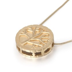 14K Gold Tree of Life Pendant