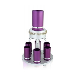 Dabbah Judaica Anodized Aluminum Wine Fou... | Jewish Gift from Israel