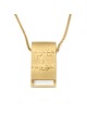 Parchemin en or 14 carats avec pendentif bénédiction sacerdotale
