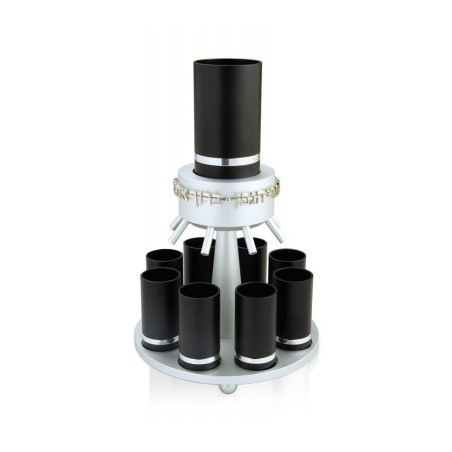 Dabbah Judaica Anodized Aluminum Wine Fou... | Jewish Gift from Israel