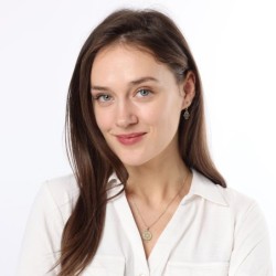 Round 14K Gold Unisex Star of David Pendant