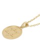 Round 14K Gold Unisex Star of David Pendant