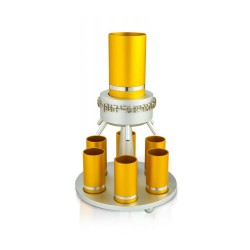 Dabbah Judaica Anodized Aluminum Wine Fou... | Jewish Gift from Israel