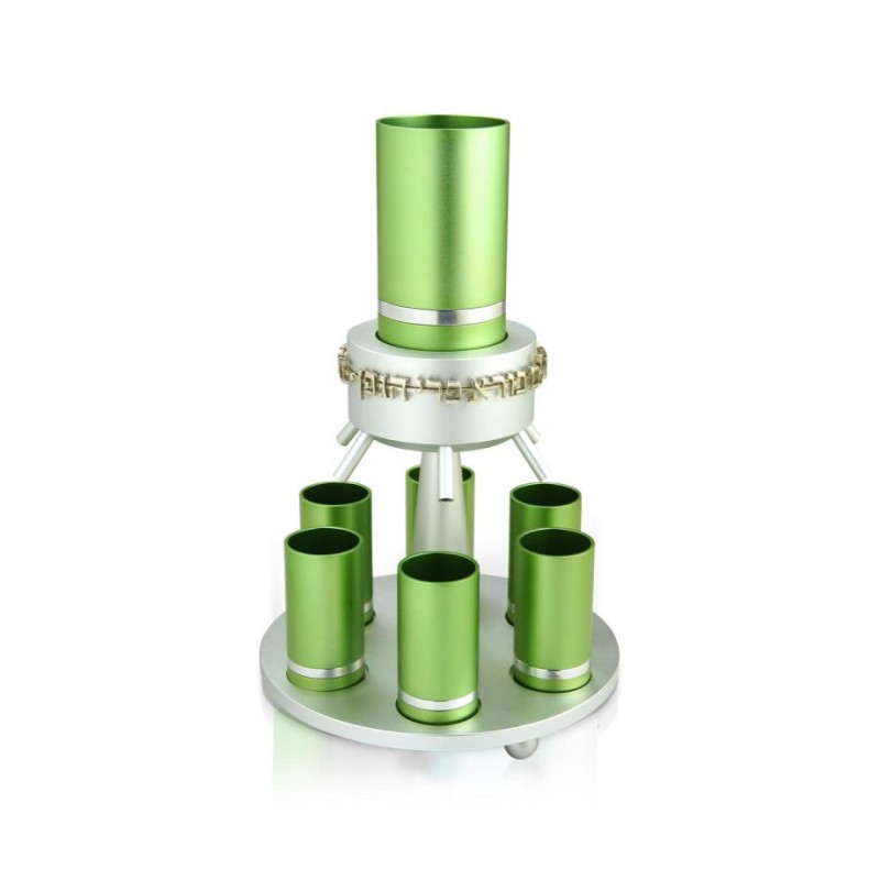 Dabbah Judaica Anodized Aluminum Wine Fou... | Jewish Gift from Israel