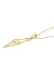 Large 14K Gold Map of Israel Pendant with Chai - Unisex - Yellow or Wh