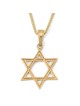 Refined 14K Yellow Gold Star of David Pendant