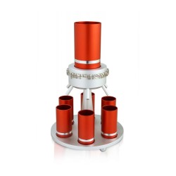 Dabbah Judaica Anodized Aluminum Wine Fou... | Jewish Gift from Israel