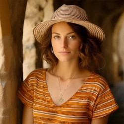 14K Gold Women's Large Double Star of David Pendant with Ornate Design