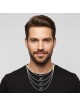 Collier avec pendentif Lion rugissant de Juda en argent sterling 925 pour homme