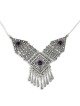 Collier en argent sterling fabriqué à la main d'art yéménite traditionnel avec Ame